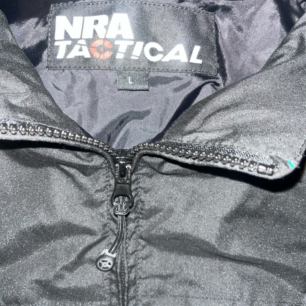 Black Windbreaker Jacket